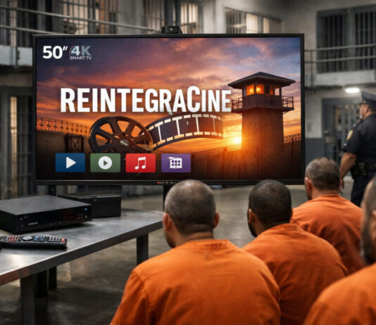 Governo investe R$ 85,4 mil em Smart TVs para programa de cinema em presídios federais