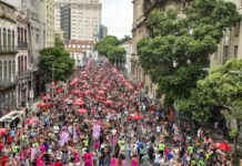 Lexa comanda bloco vibrante no circuito de megablocos Preta Gil e atrai multidões ao centro do Rio