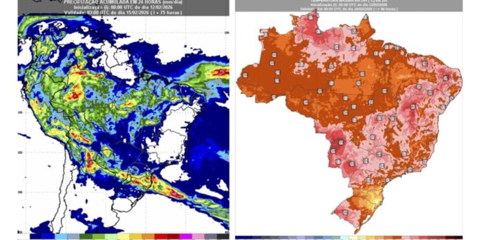 Carnaval com calor e chuvas isoladas em boa parte do Brasil, alerta Inmet