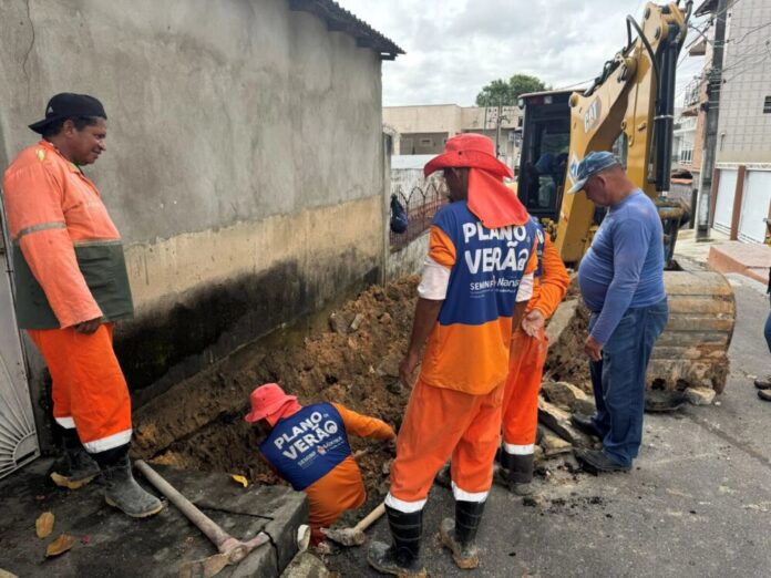 Prefeitura de Manaus age rápido e recupera drenagem rompida no bairro Japiim
