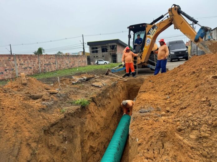 Prefeitura de Manaus avança na drenagem profunda do Parque das Tribos para mitigar alagamentos