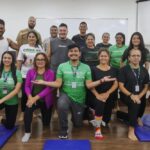 Profissionais do EnvelheSer 60+ recebem capacitação em hidroginástica e pilates pela Sejusc