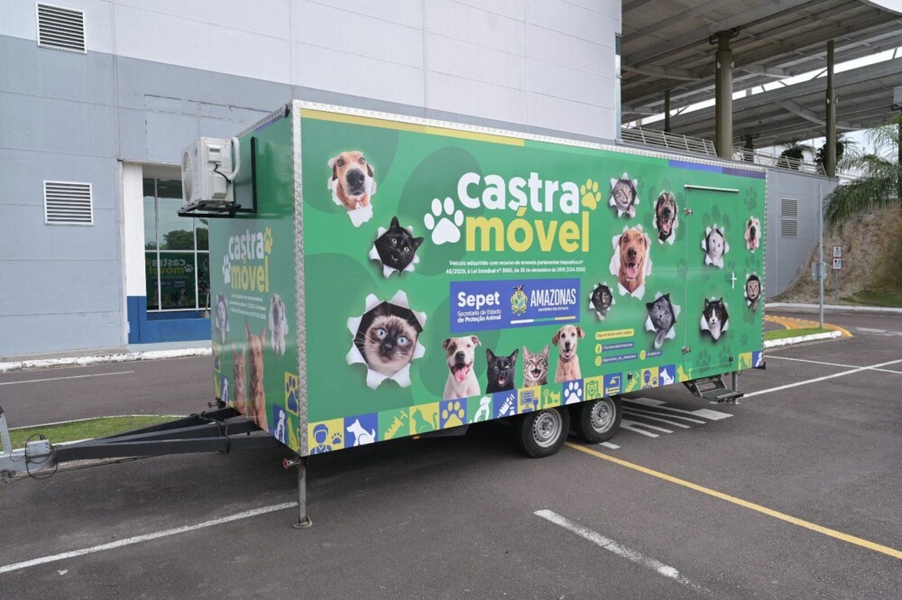 Castramóvel da Sepet agenda castração gratuita de cães e gatos no Santo Antônio