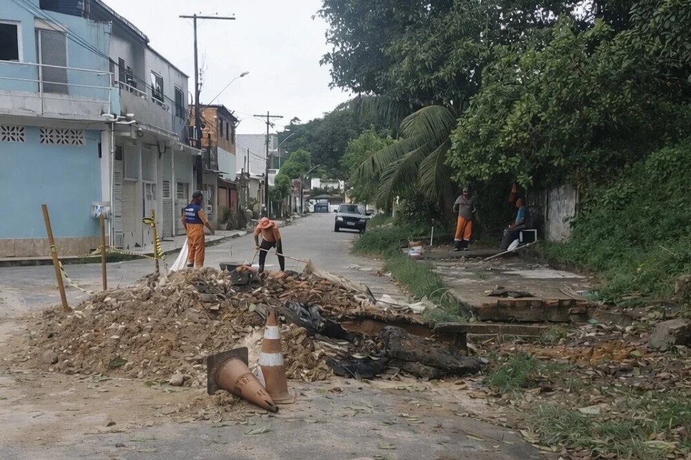 Prefeitura de Manaus avança na recuperação de sistemas de drenagem na Zona Norte