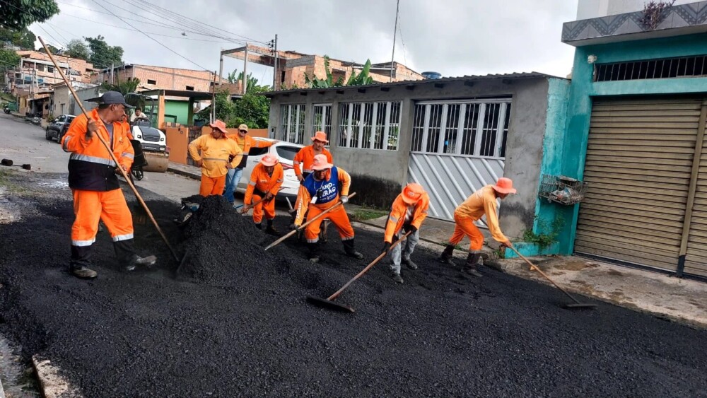 Prefeitura de Manaus avança na recuperação asfáltica do bairro Zumbi dos Palmares