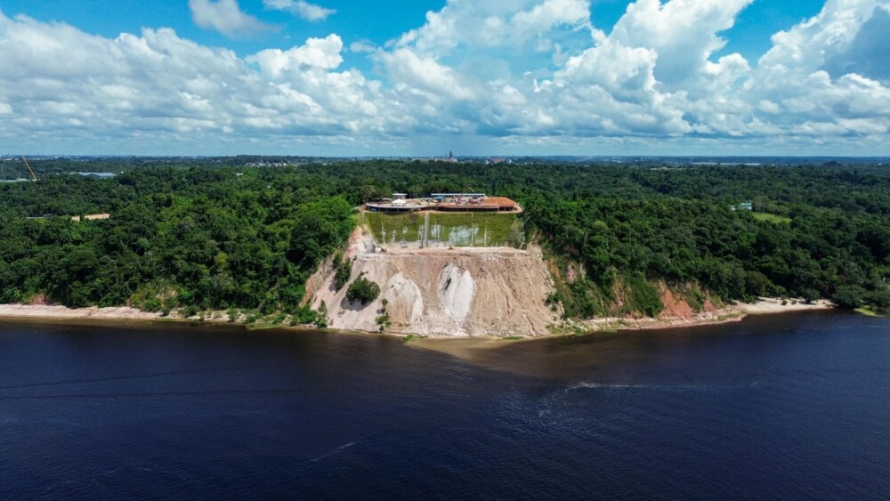 Parque Encontro das Águas Rosa Almeida em Manaus atinge mais de 81% de execução