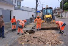 Prefeitura de Manaus age rapidamente e recupera drenagem na rua René de Nápolis, Adrianópolis