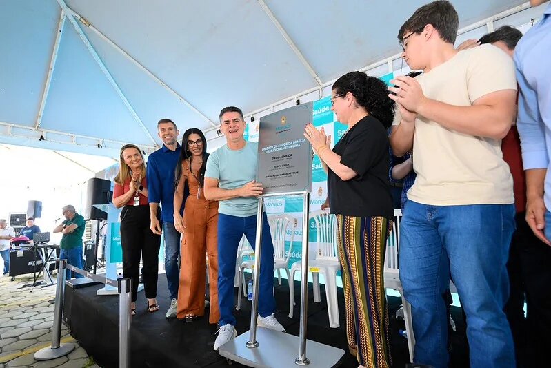 David Almeida inaugura USF de grande porte e eleva cobertura de saúde em Manaus para 92%