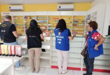 Visa Manaus e CRF-AM fiscalizam drogarias irregulares na zona Oeste