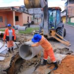 Prefeitura de Manaus age rápido e resolve problema de drenagem no Novo Aleixo