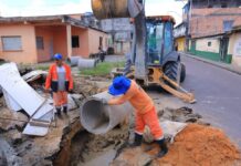 Prefeitura de Manaus age rápido e resolve problema de drenagem no Novo Aleixo