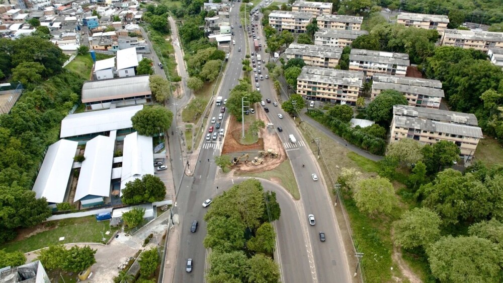Prefeitura de Manaus avança com obras do Complexo Viário Passarão para melhorar mobilidade na zona Oeste