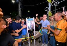 David Almeida entrega ecoponto, ecobarreira e revitaliza ponte histórica na Zona Sul de Manaus