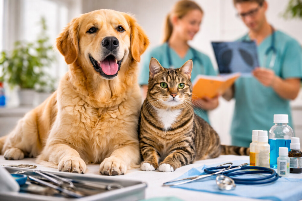 Animal curiosidade na clínica veterinária Castração de cães e gatos é essencial para evitar doenças e garantir mais segurança aos pets