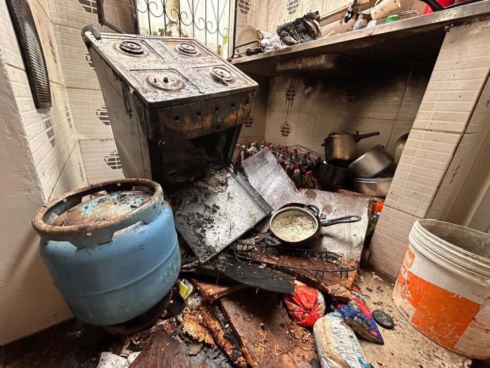 Explosão em residência no Petrópolis causa ferimentos em homem após vazamento de gás