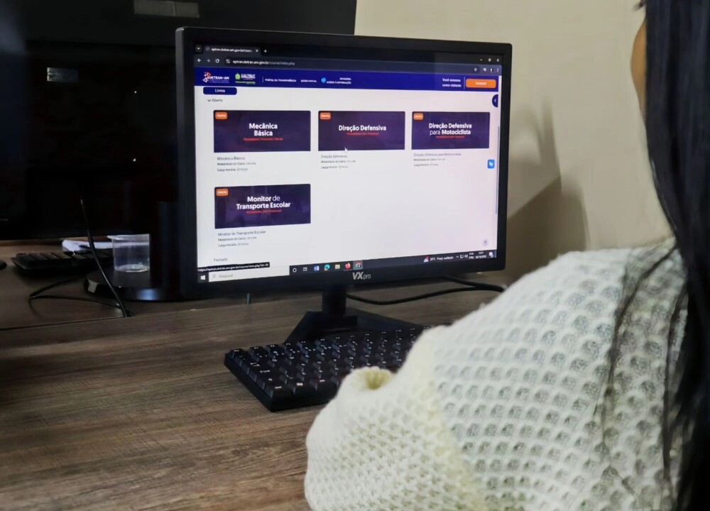 Detran-AM abre 800 vagas para cursos EaD gratuitos em abril