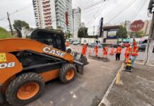 Prefeitura de Manaus intensifica operação Tapa-Buracos no Parque 10 de Novembro