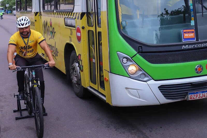 Educação e empatia: Prefeitura de Manaus promove segurança viária para ciclistas e motoristas de ônibus