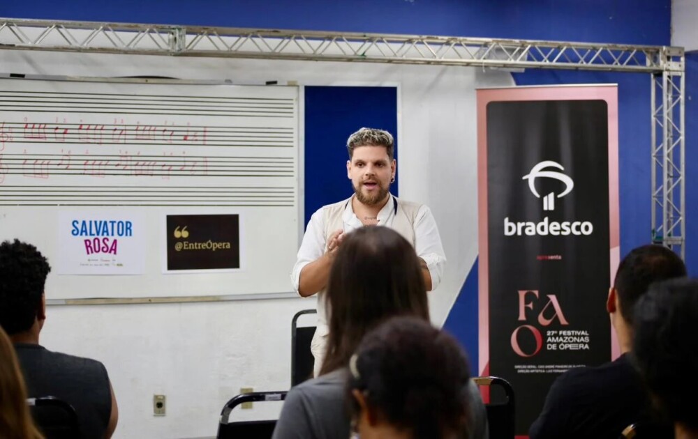 Projeto Ópera nas Escolas leva oficinas interativas de canto lírico a estudantes de Manaus