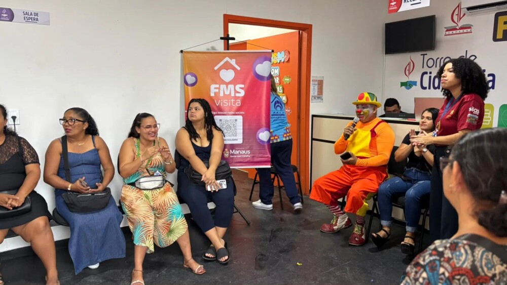 Prefeitura de Manaus leva projeto 'FMS Visita' para crianças com TEA no Cidade Nova