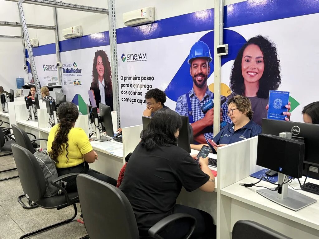 Sine Amazonas oferece 301 vagas de emprego nesta segunda-feira (25/05)