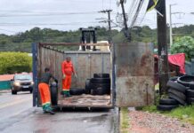 Prefeitura de Manaus recolhe mais de 78 mil pneus e amplia ações ambientais em 2026