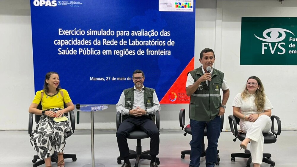 Simulado fortalece resposta laboratorial em áreas de fronteira da Amazônia
