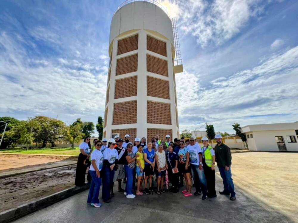 Beneficiários do Prosai Parintins visitam obras do CRD2 durante Semana do Meio Ambiente