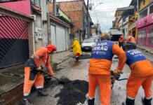 Prefeitura de Manaus recupera rua Lóris Cordovil com operação Tapa-Buracos a pedido de moradores