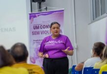 Sejusc leva projeto “Um Convívio Sem Violência” para idosos da FUnATI em Manaus