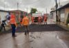 Prefeitura de Manaus avança com recuperação asfáltica na rua 7 do bairro Tarumã