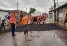 Prefeitura de Manaus avança com recuperação asfáltica na rua 7 do bairro Tarumã