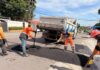 Prefeitura de Manaus implanta lombadas na Via Láctea, bairro Aleixo, para reforçar segurança viária
