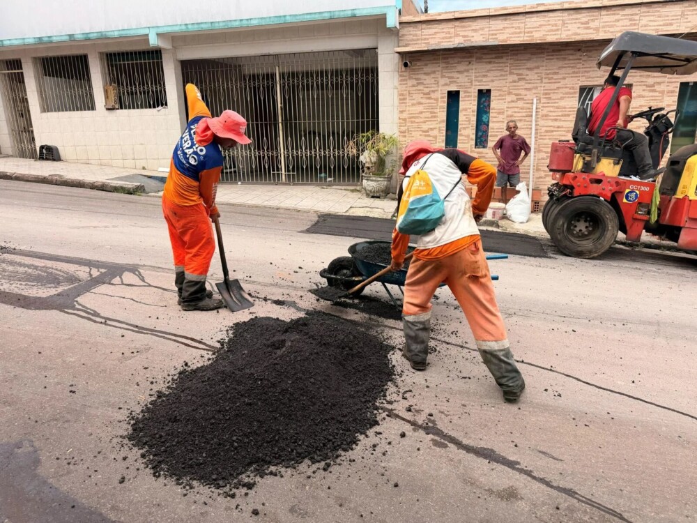 Prefeitura de Manaus recupera rua Dalmir Câmara no São Jorge e melhora mobilidade na Zona Oeste