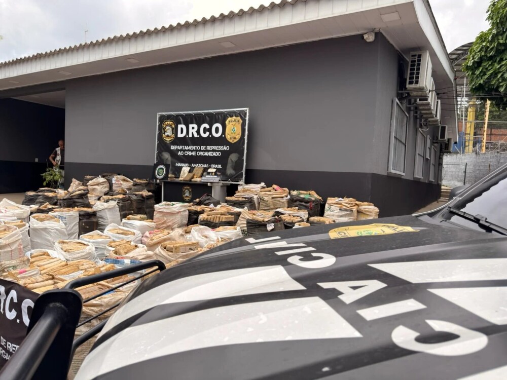 Operação Segurança Presente no Amazonas apreende mais de 4,1 toneladas de drogas e realiza 832 prisões