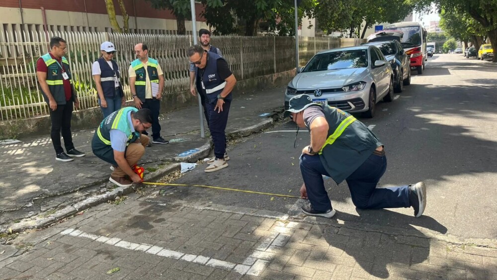Prefeitura de Manaus fiscaliza operação do serviço Zona Azul no centro da cidade