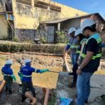 Ageman fiscaliza avanço das obras de esgotamento sanitário no beco São Vicente, bairro Redenção
