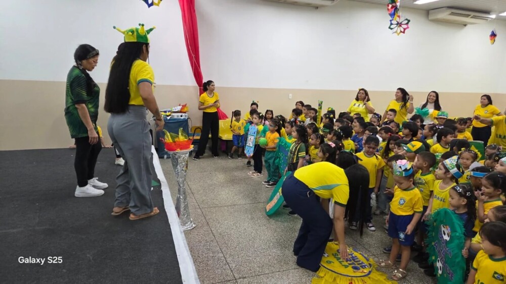 Cmei Odete Puga celebra 11º Festival Olímpico da Educação Infantil em Manaus
