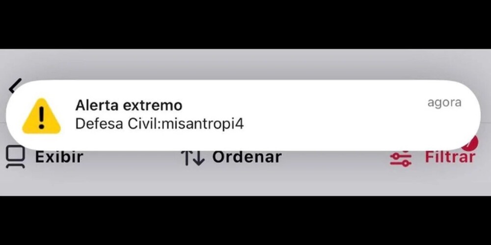 Falso alerta da Defesa Civil por invasão de sistema atinge cerca de 30 milhões em 8 estados