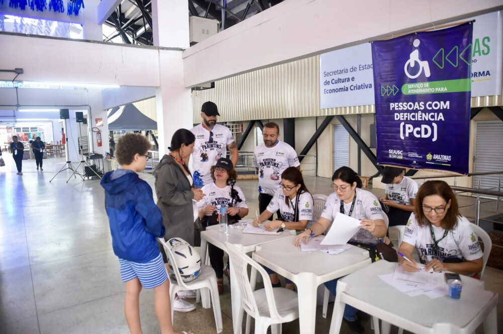 Festival de Parintins 2026: SEPcD inicia entrega de credenciais para o Espaço Acessível