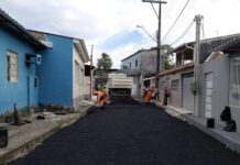 Prefeitura de Manaus intensifica recuperação asfáltica na comunidade Riacho Doce e fortalece mobilidade na zona Norte