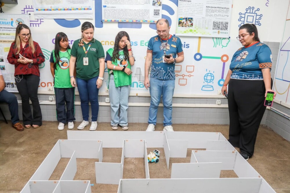 Prefeitura de Manaus impulsiona inovação com campeonato de robótica para estudantes da rede municipal