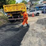 Prefeitura de Manaus intensifica operação Tapa-Buracos no bairro Redenção