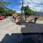 Prefeitura de Manaus intensifica operação Tapa-Buracos no Novo Aleixo