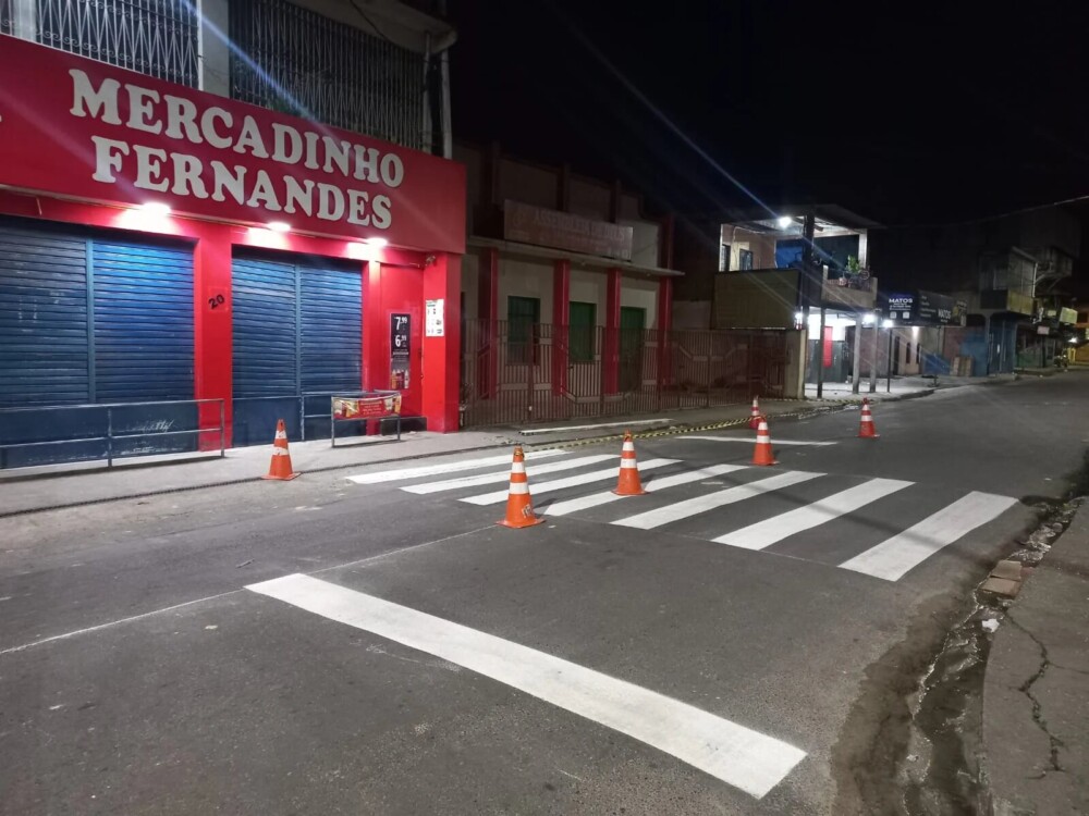 Prefeitura de Manaus intensifica revitalização da sinalização viária nas zonas Norte e Leste