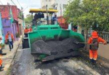 Prefeitura de Manaus aplica 100 toneladas de asfalto e melhora mobilidade no bairro da União