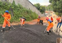 Prefeitura de Manaus finaliza obras de drenagem e asfalto no Novo Aleixo