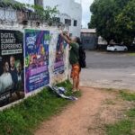 Prefeitura de Manaus autua responsável por publicidade irregular com lambe-lambe na zona Oeste