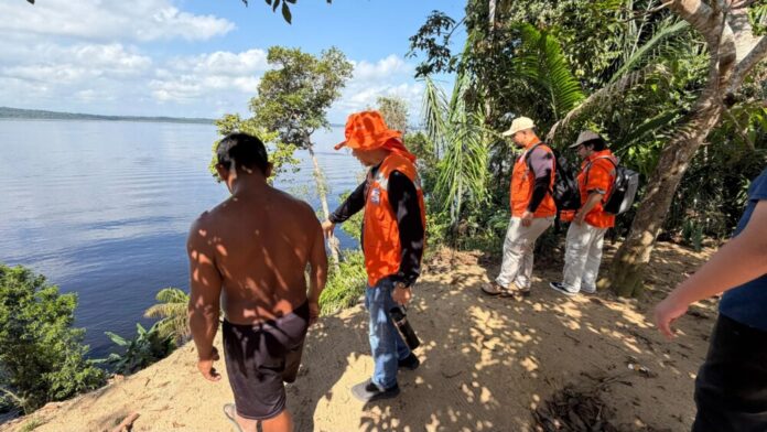 Defesa Civil de Manaus avalia áreas de risco em comunidades indígenas da RDS do Tupé
