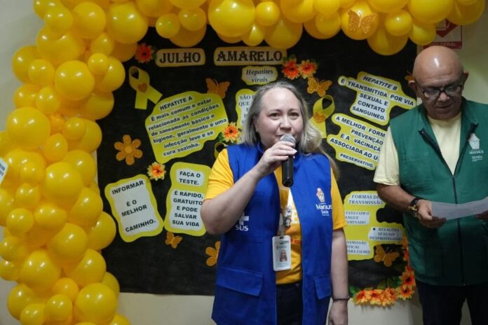Campanha Julho Amarelo em Manaus reforça prevenção e diagnóstico de hepatites virais